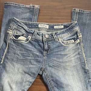 Daytrip Women's Faded Blue Boot Cut Jeans